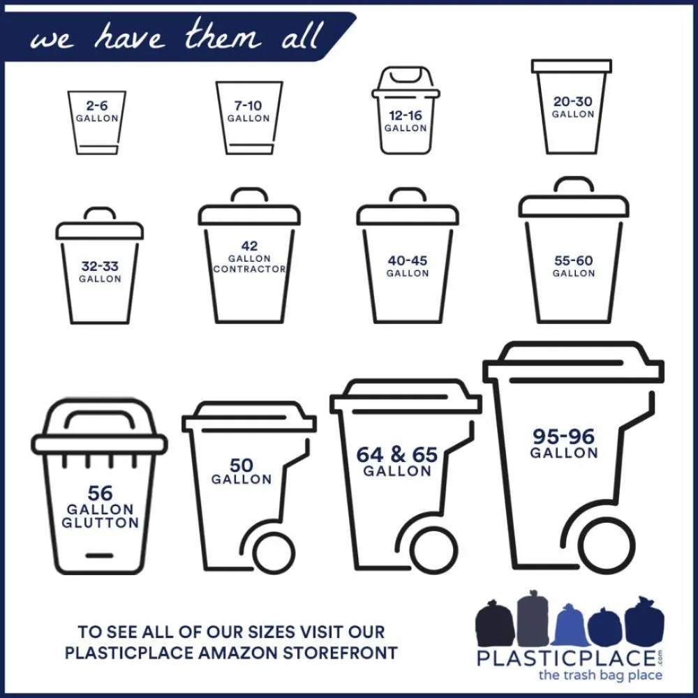 13 Gallon Extra Tall Black Drawstring Bags - 1.2 Mil - 200/Case