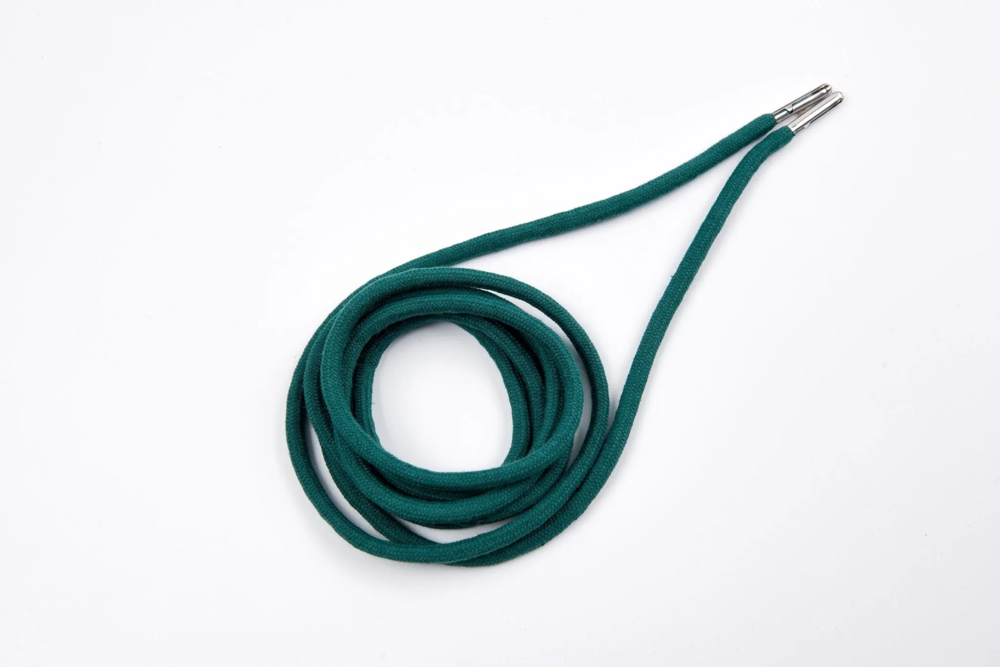 6mm 100% Cotton Drawstring With light weight Metal