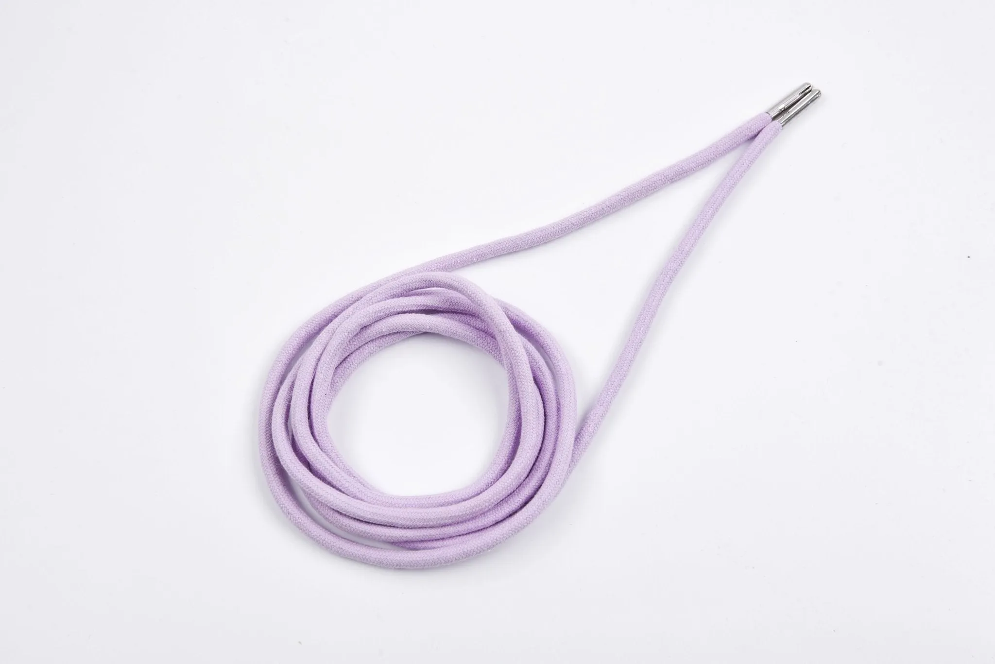 6mm 100% Cotton Drawstring With light weight Metal