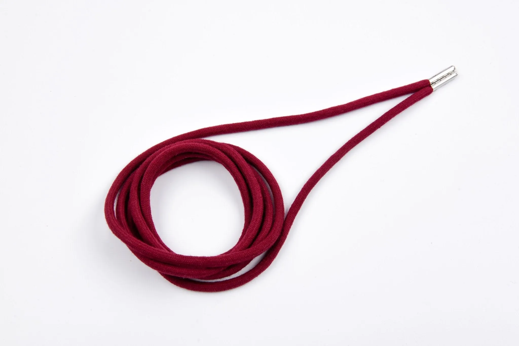 6mm 100% Cotton Drawstring With light weight Metal