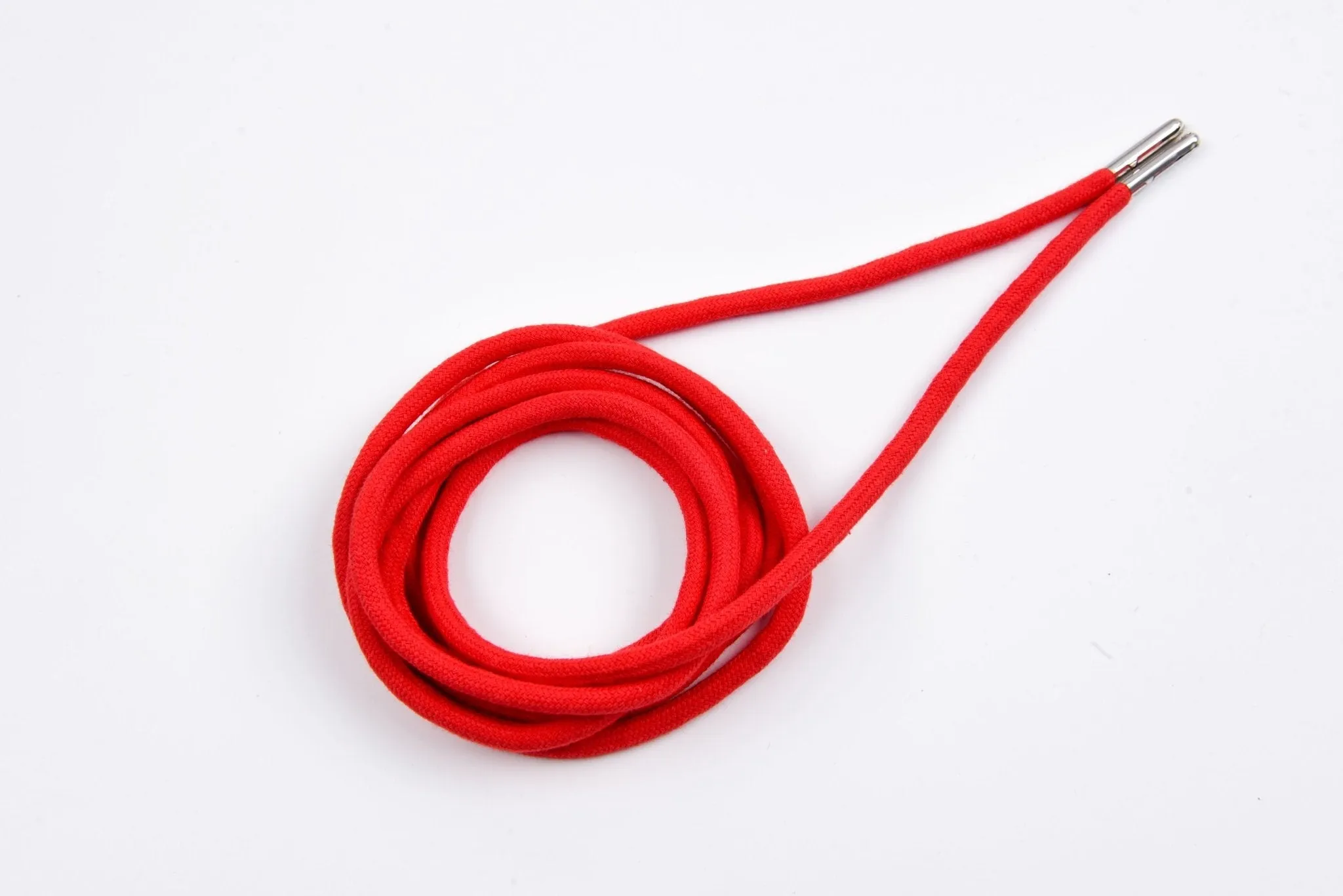 6mm 100% Cotton Drawstring With light weight Metal