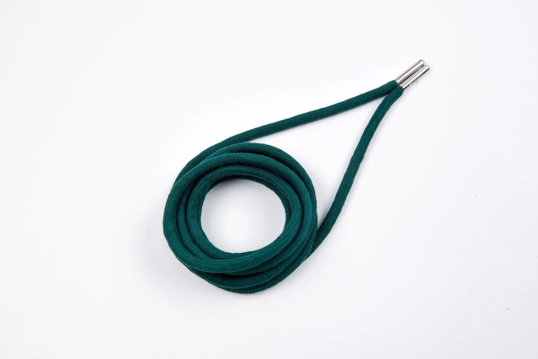 6mm 100% Cotton Drawstring With light weight Metal