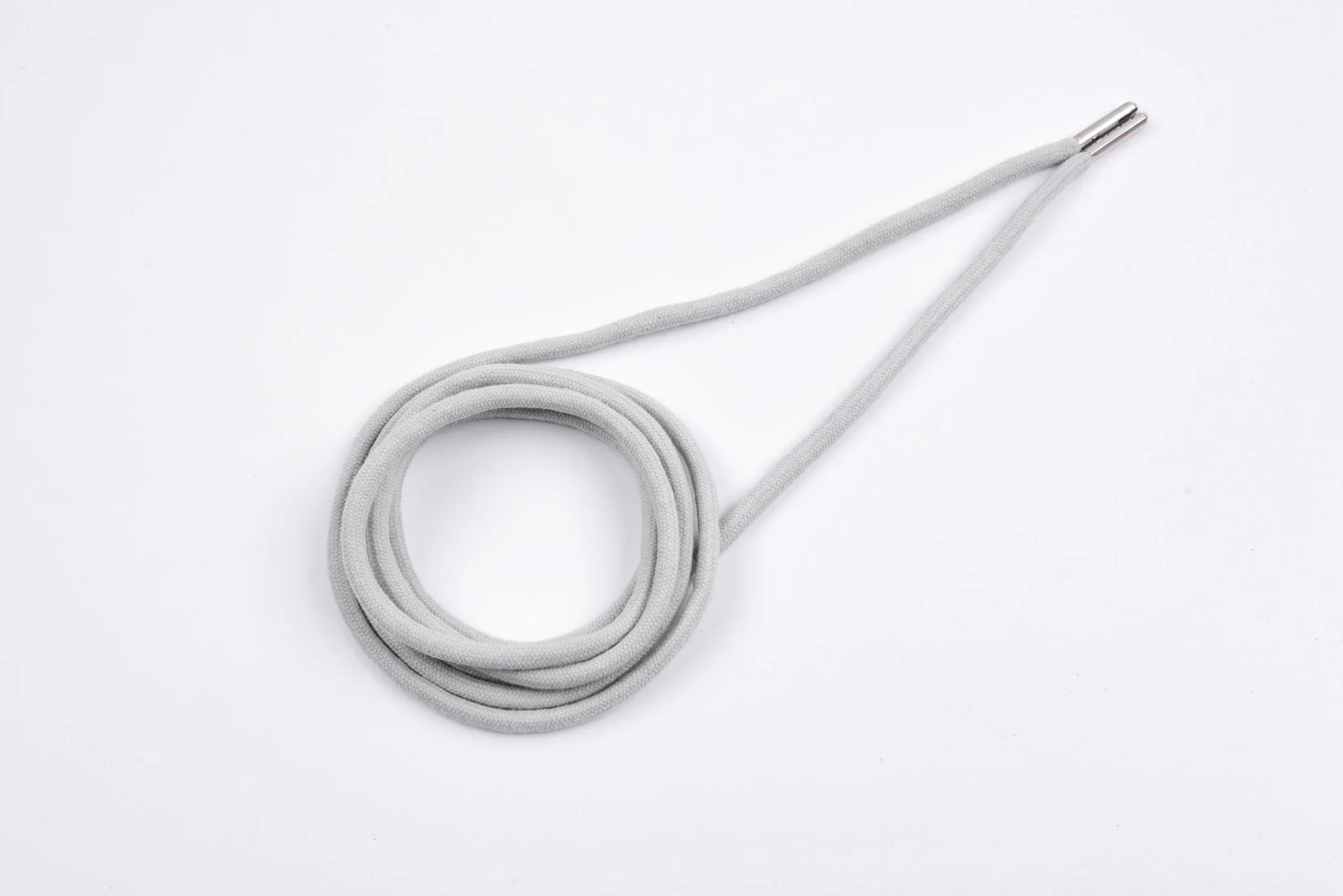 6mm 100% Cotton Drawstring With light weight Metal