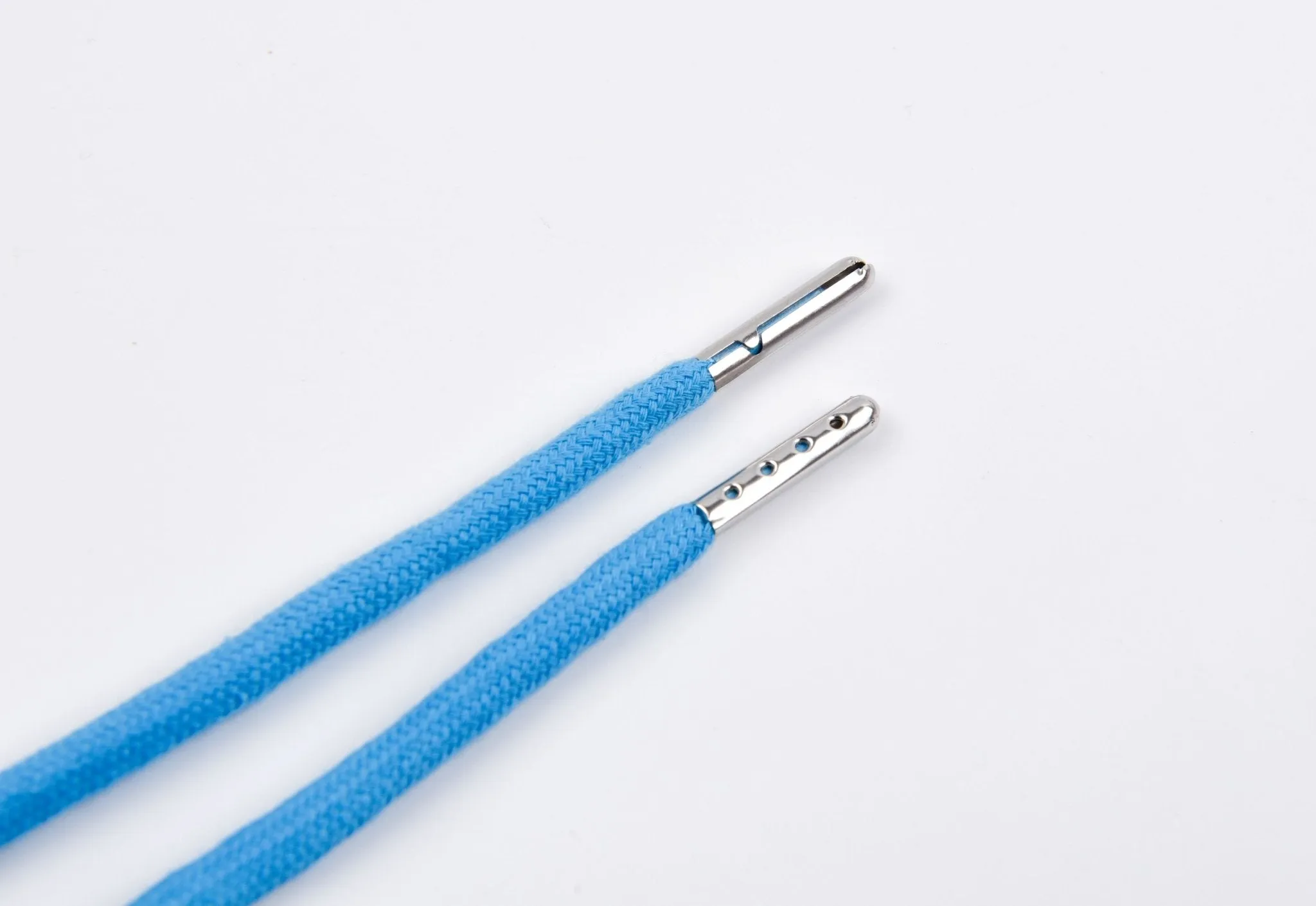 6mm 100% Cotton Drawstring With light weight Metal