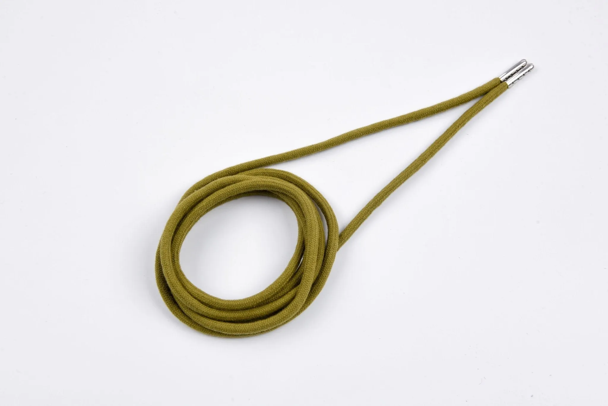 6mm 100% Cotton Drawstring With light weight Metal