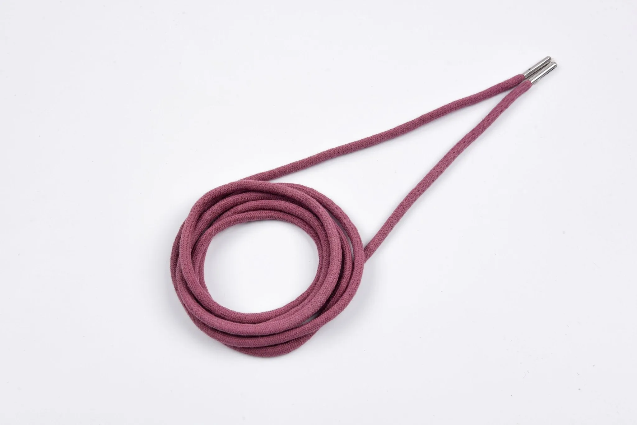 6mm 100% Cotton Drawstring With light weight Metal