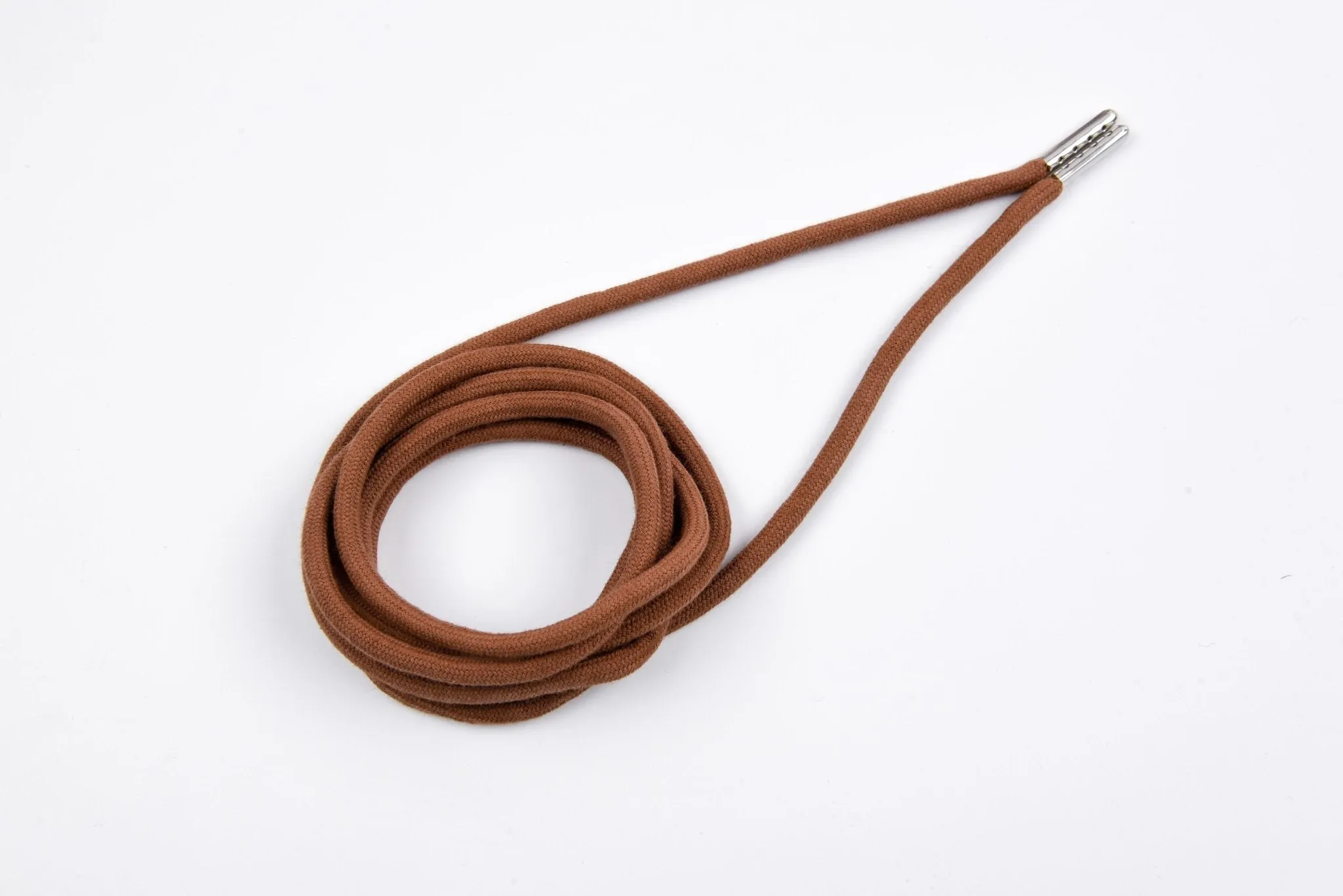 6mm 100% Cotton Drawstring With light weight Metal