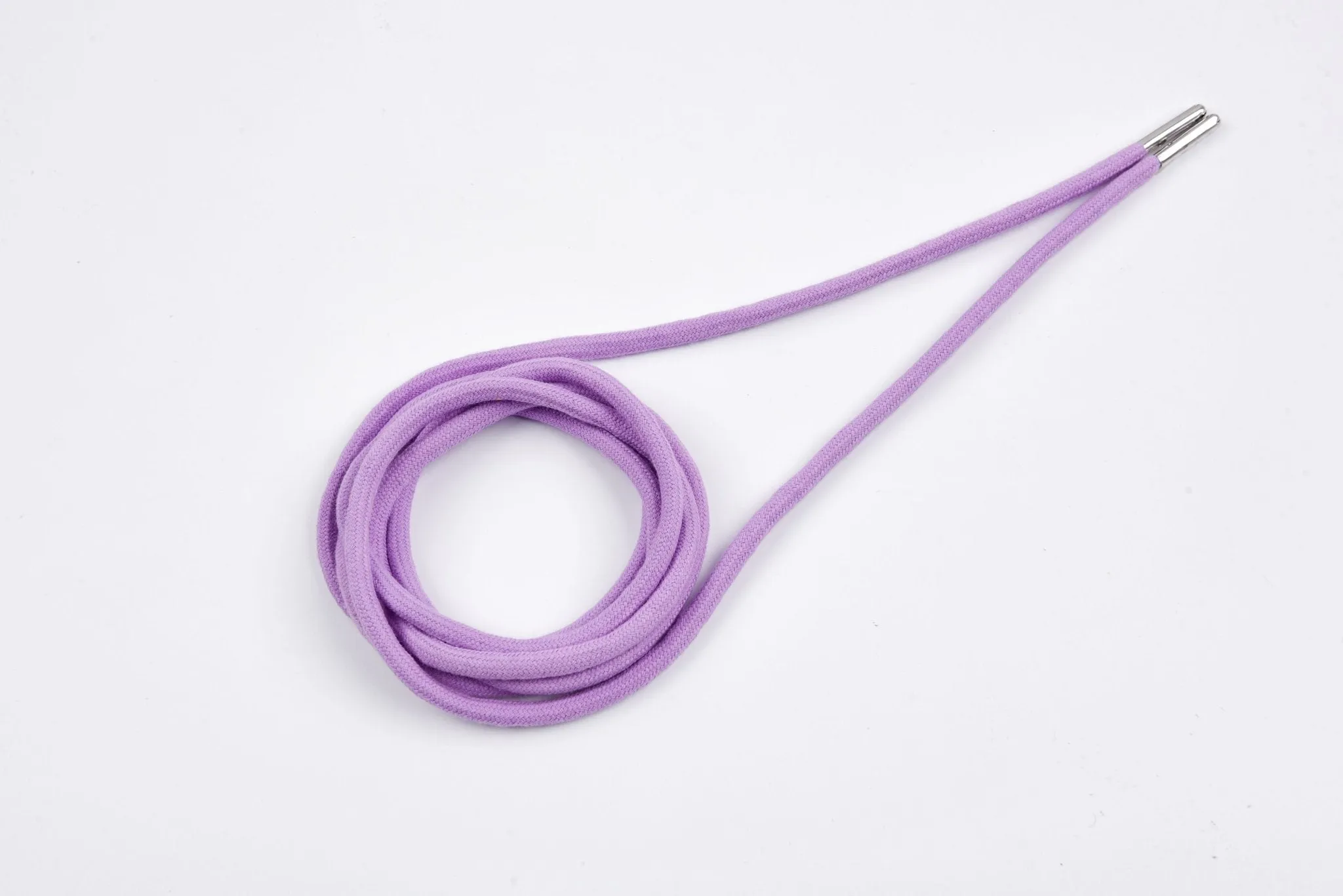6mm 100% Cotton Drawstring With light weight Metal