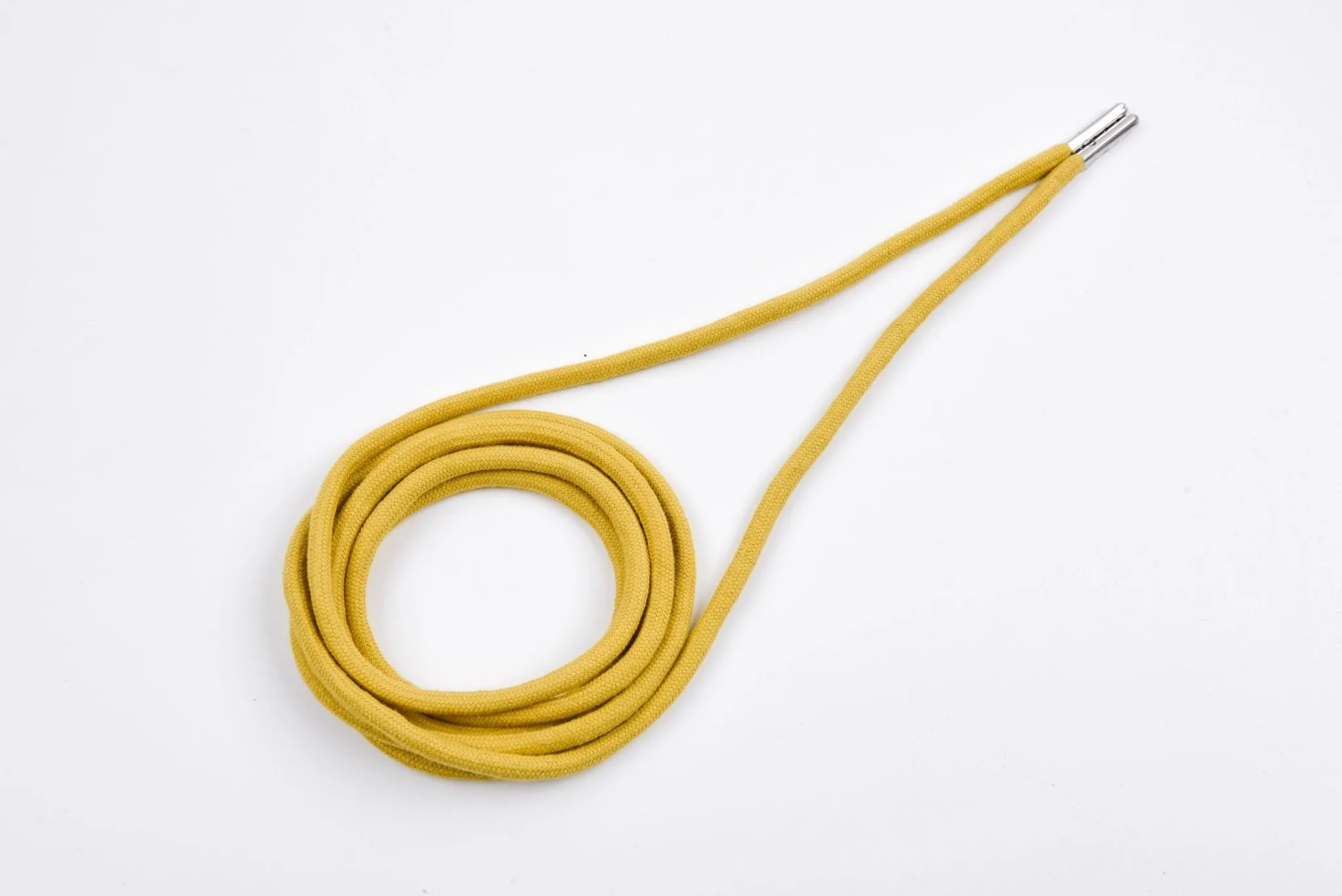 6mm 100% Cotton Drawstring With light weight Metal
