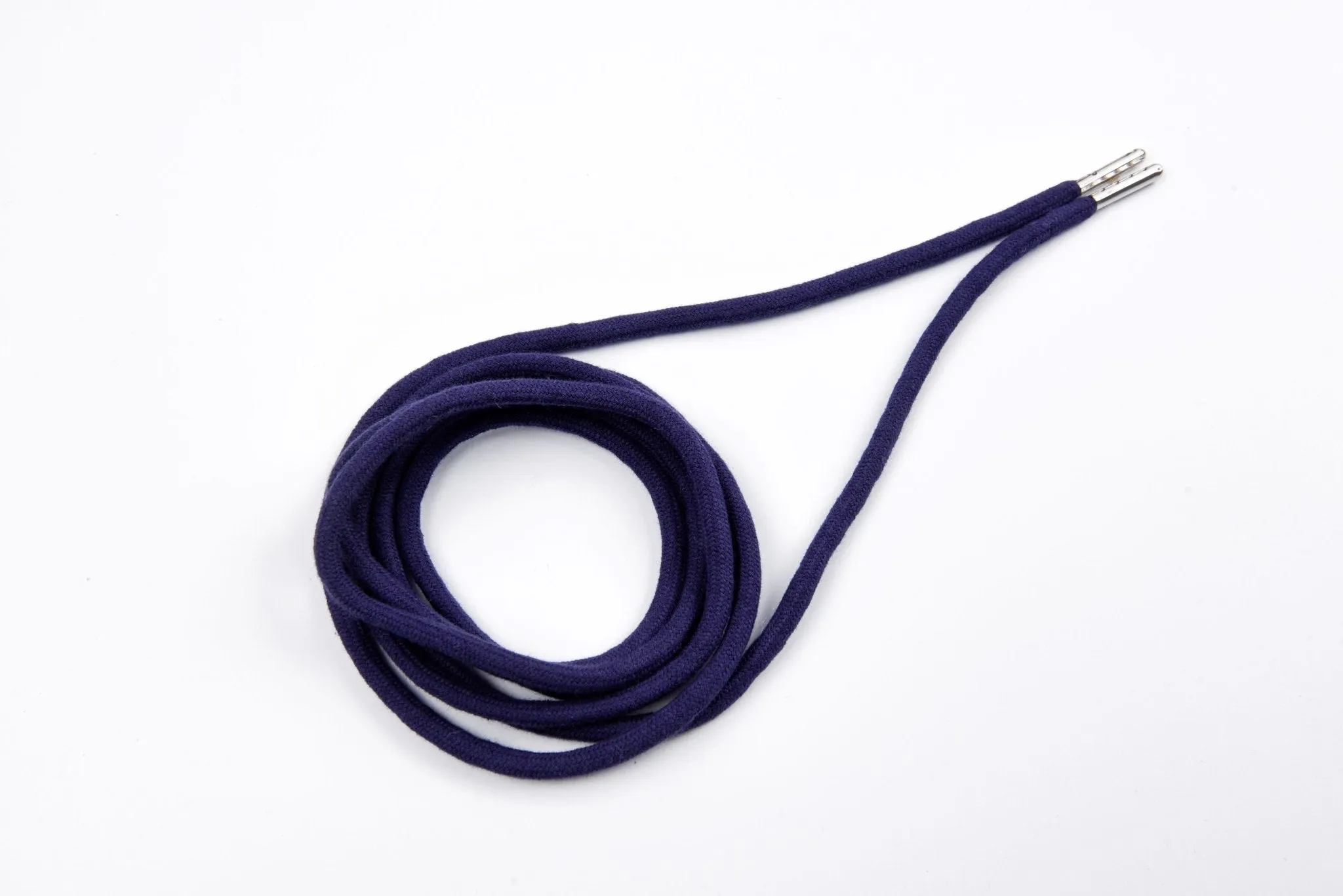 6mm 100% Cotton Drawstring With light weight Metal