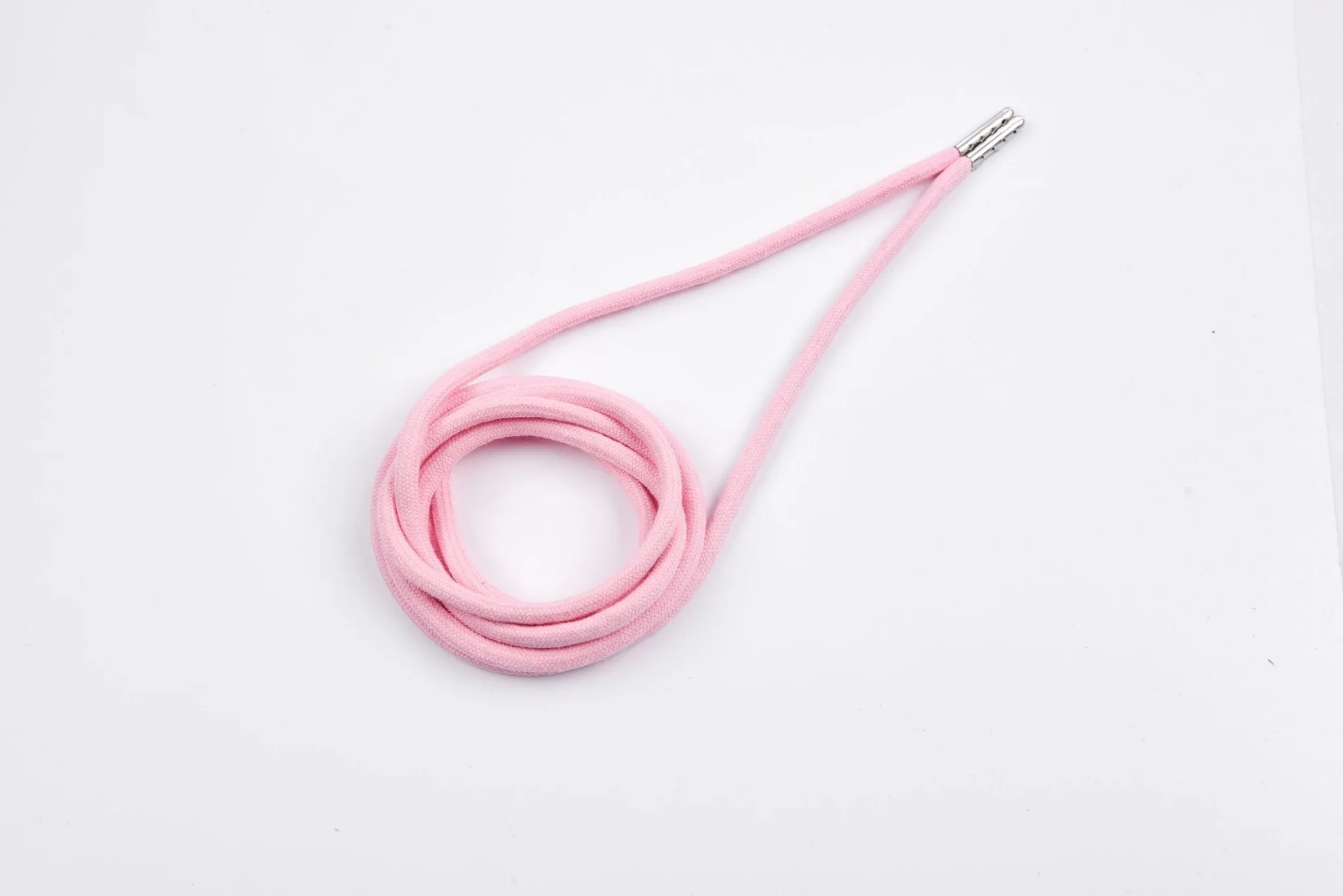 6mm 100% Cotton Drawstring With light weight Metal