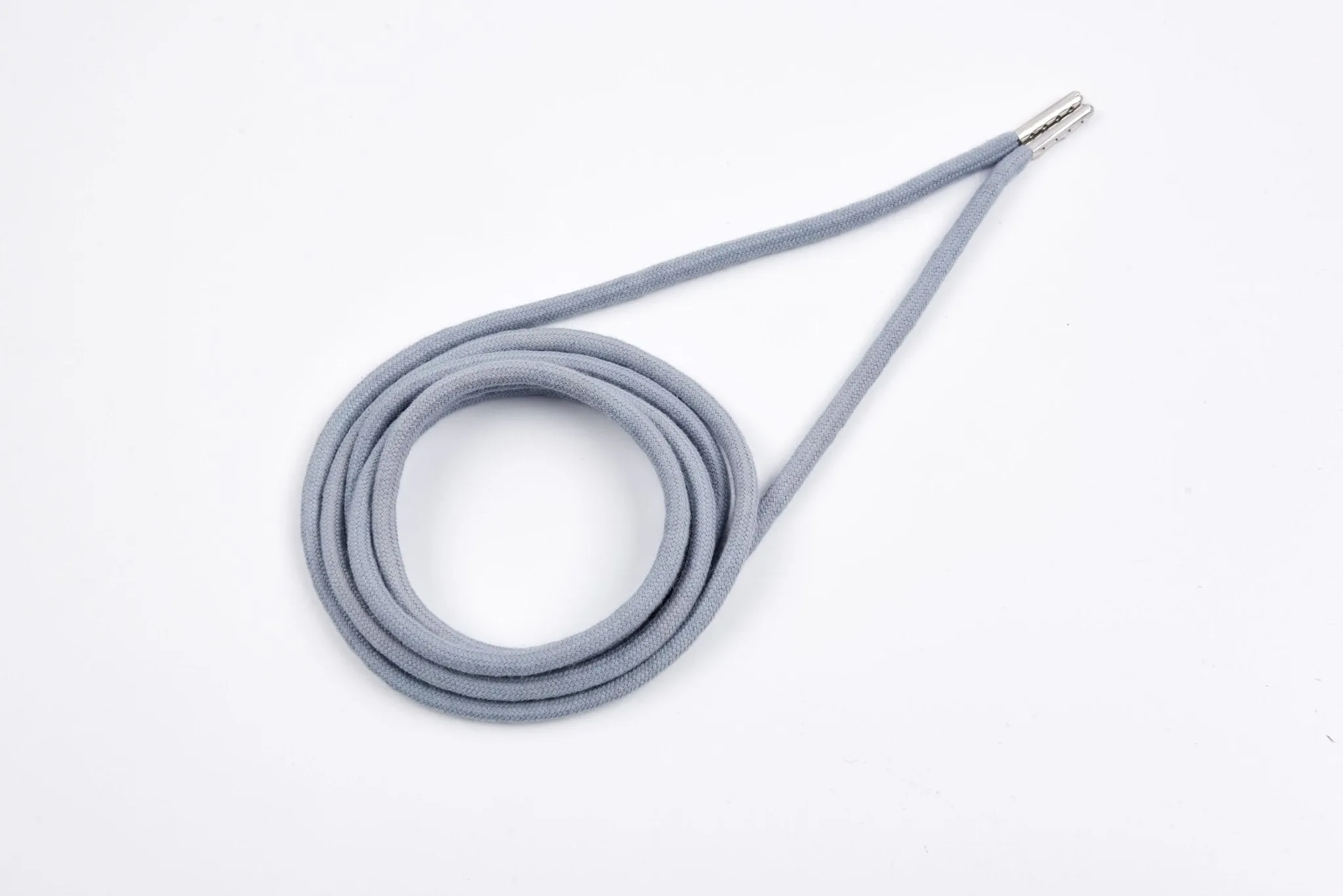 6mm 100% Cotton Drawstring With light weight Metal