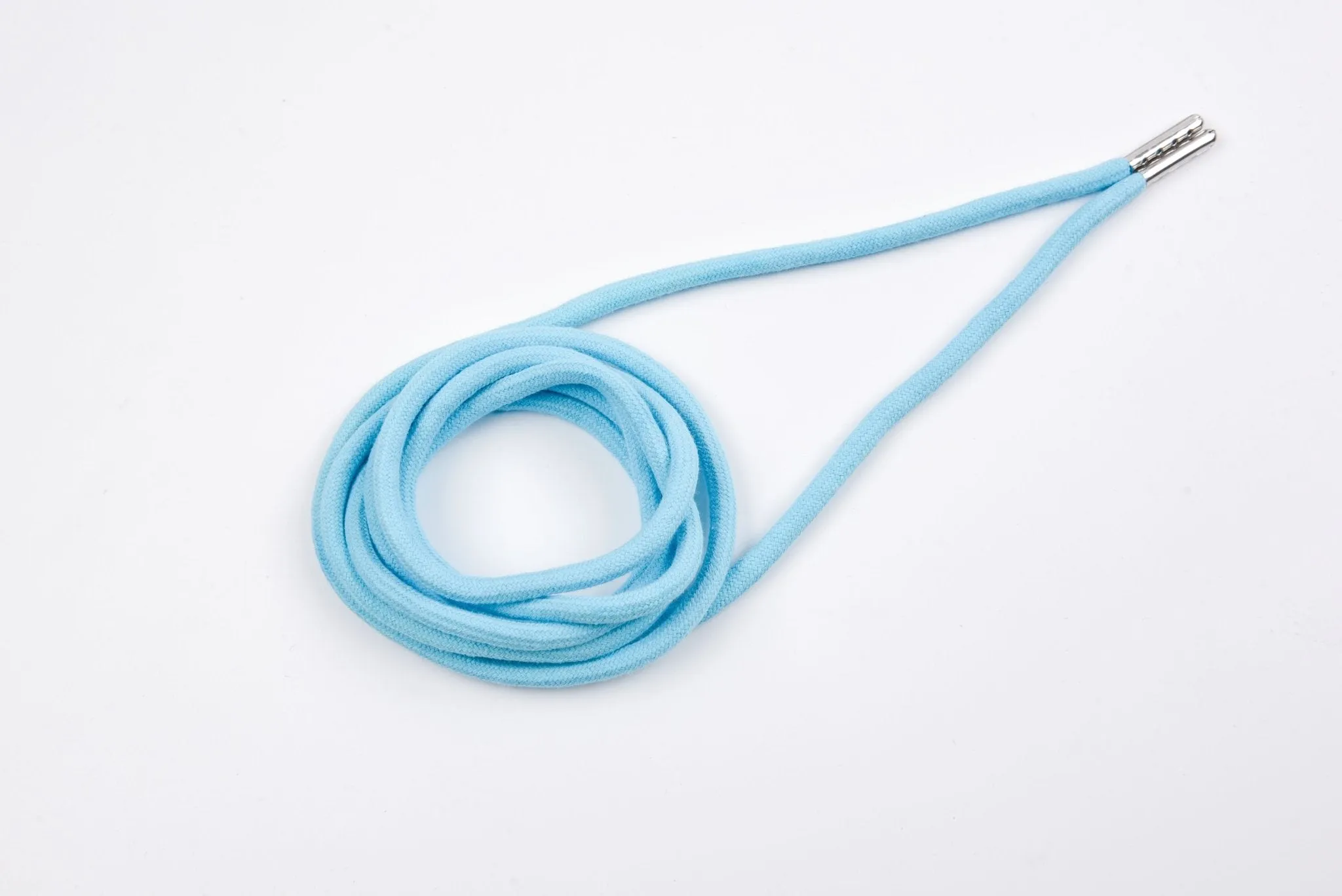 6mm 100% Cotton Drawstring With light weight Metal