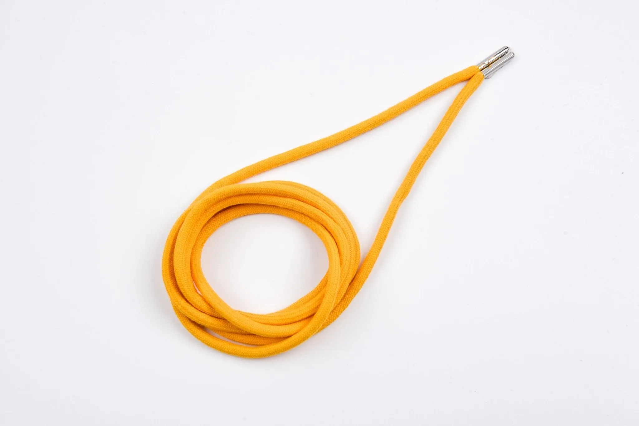 6mm 100% Cotton Drawstring With light weight Metal