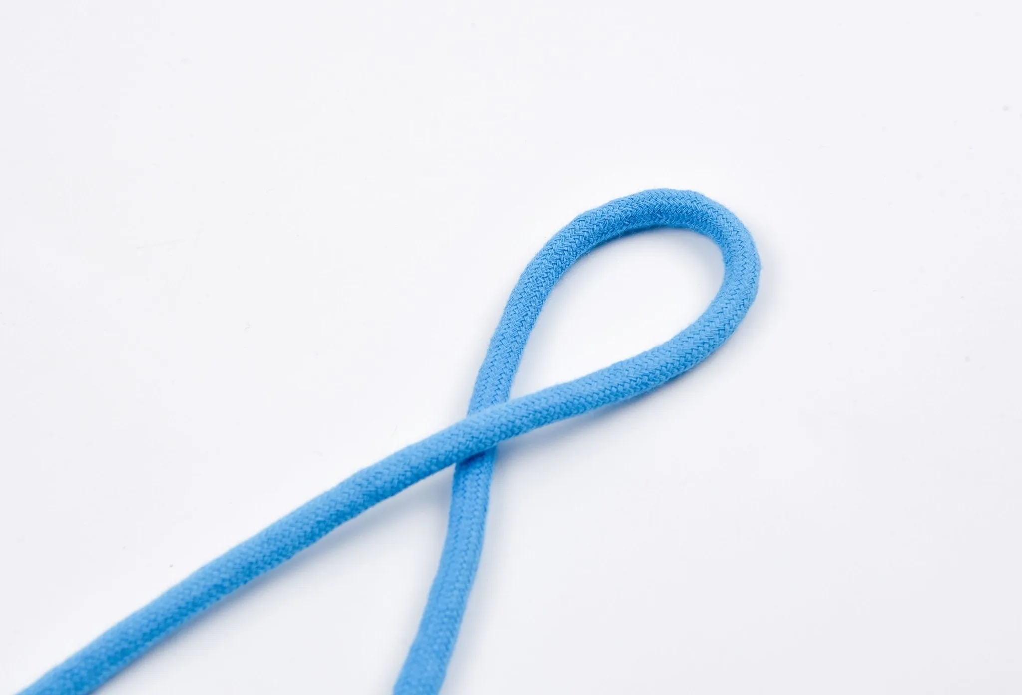 6mm 100% Cotton Drawstring With light weight Metal