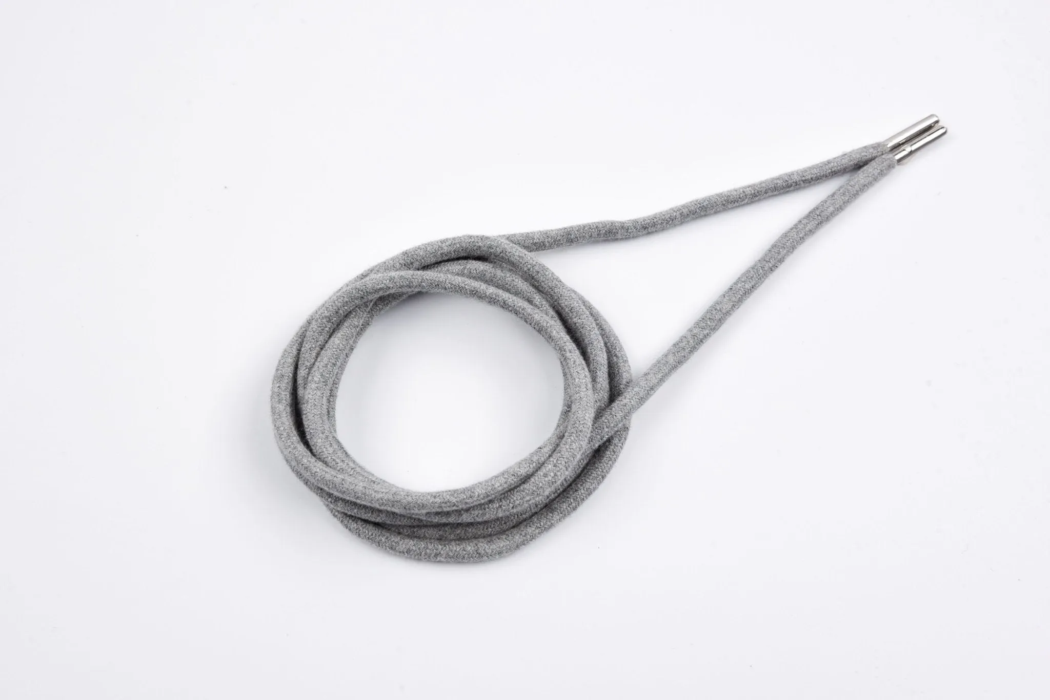 6mm 100% Cotton Drawstring With light weight Metal