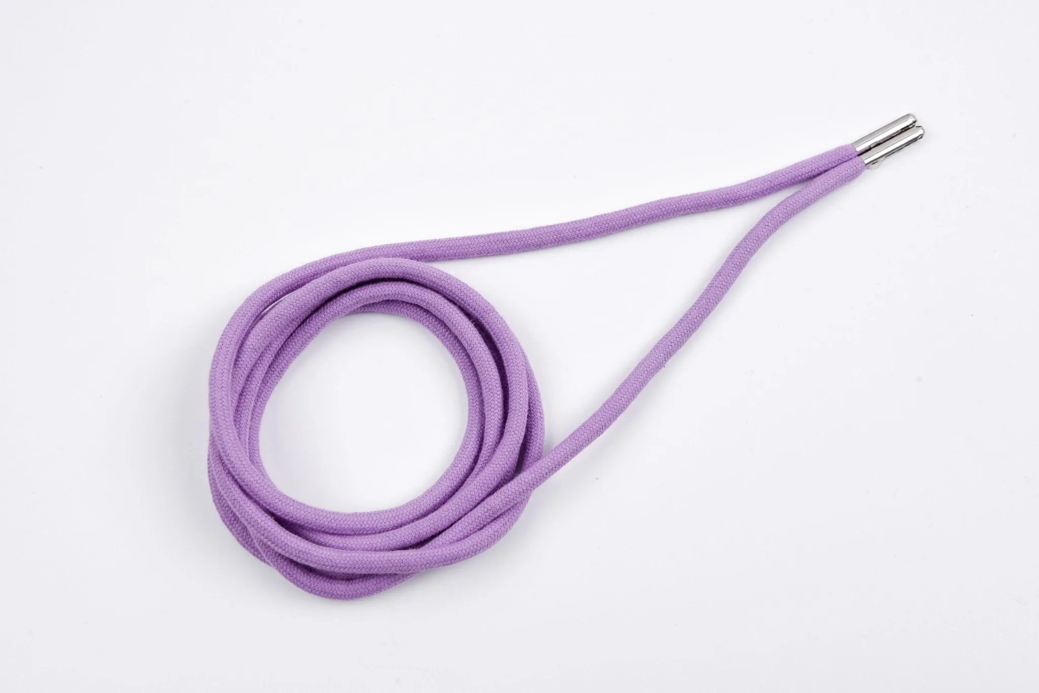 6mm 100% Cotton Drawstring With light weight Metal