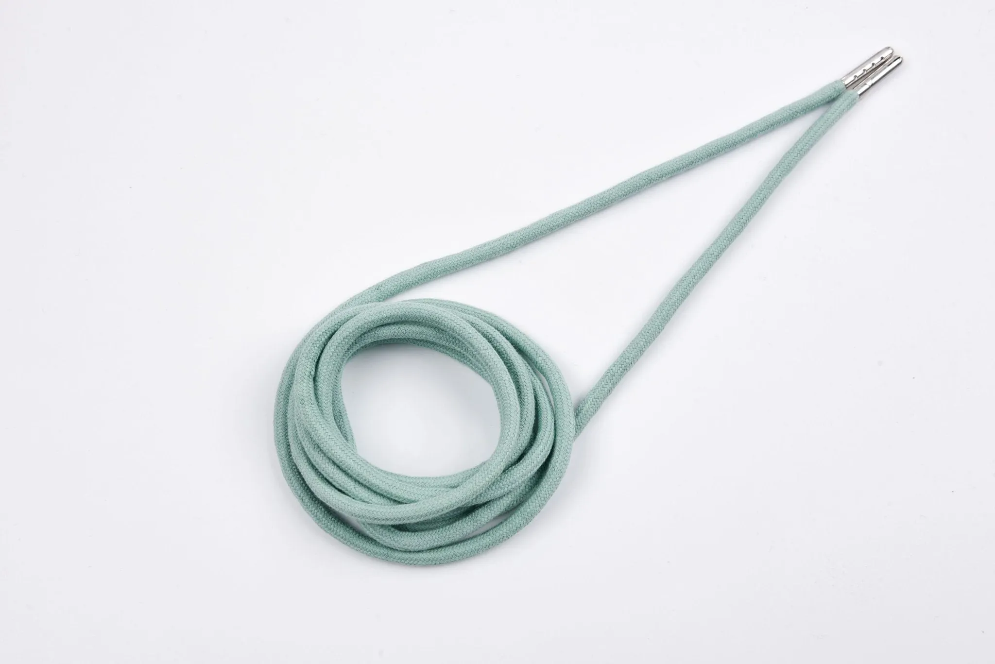6mm 100% Cotton Drawstring With light weight Metal