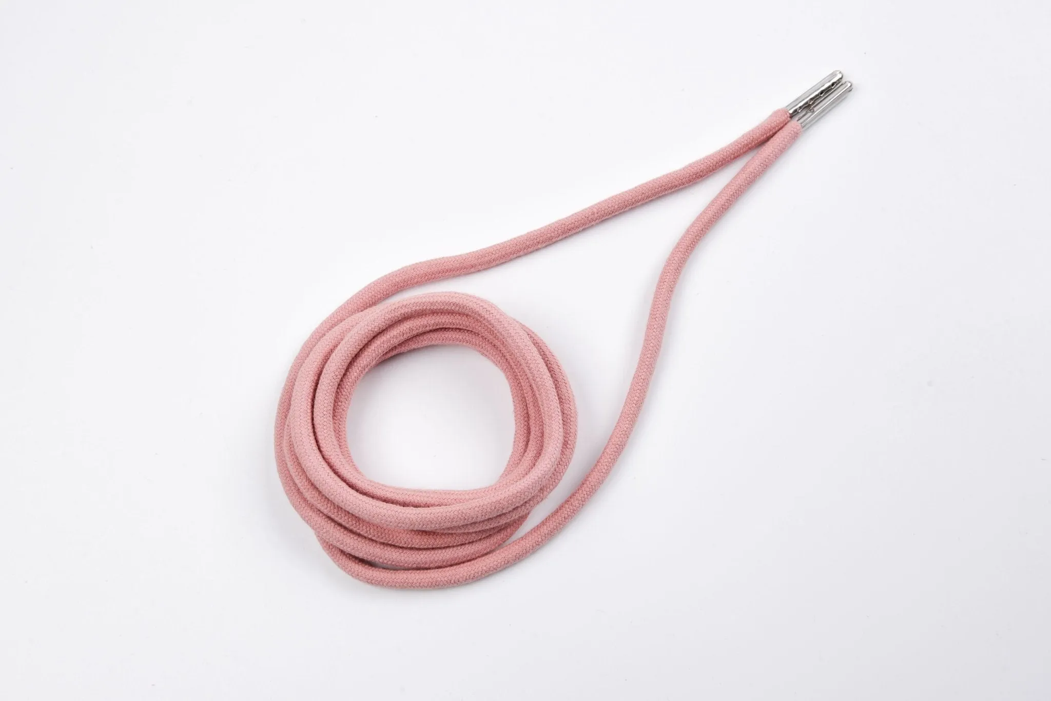 6mm 100% Cotton Drawstring With light weight Metal