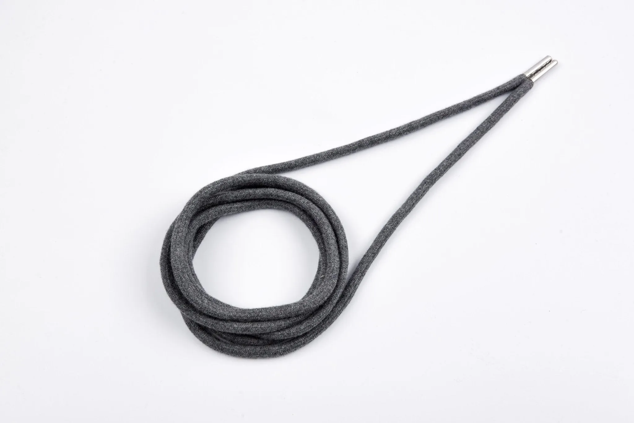 6mm 100% Cotton Drawstring With light weight Metal