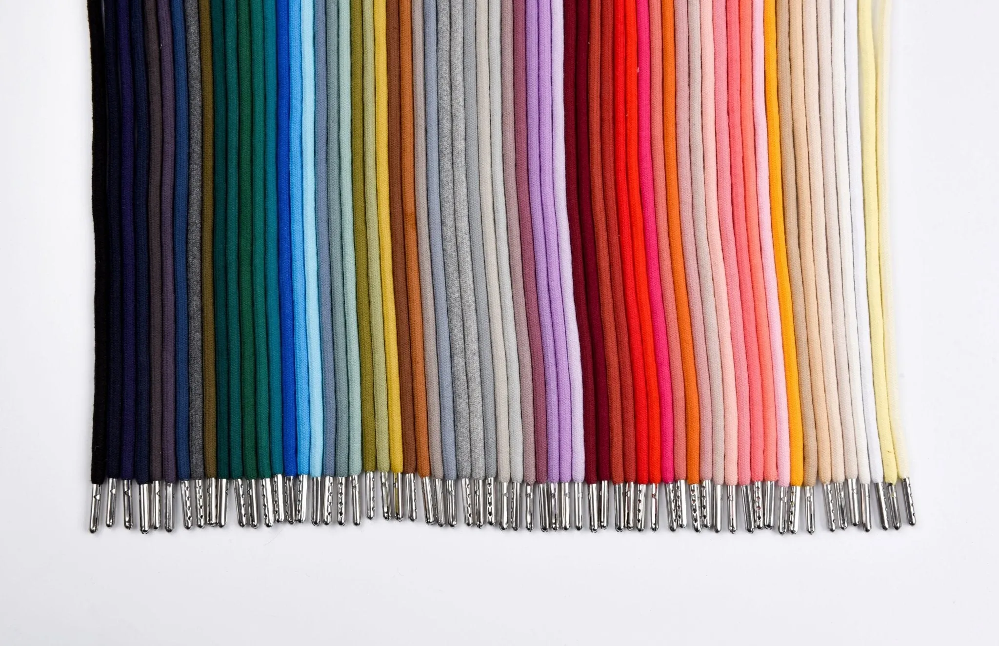6mm 100% Cotton Drawstring With light weight Metal