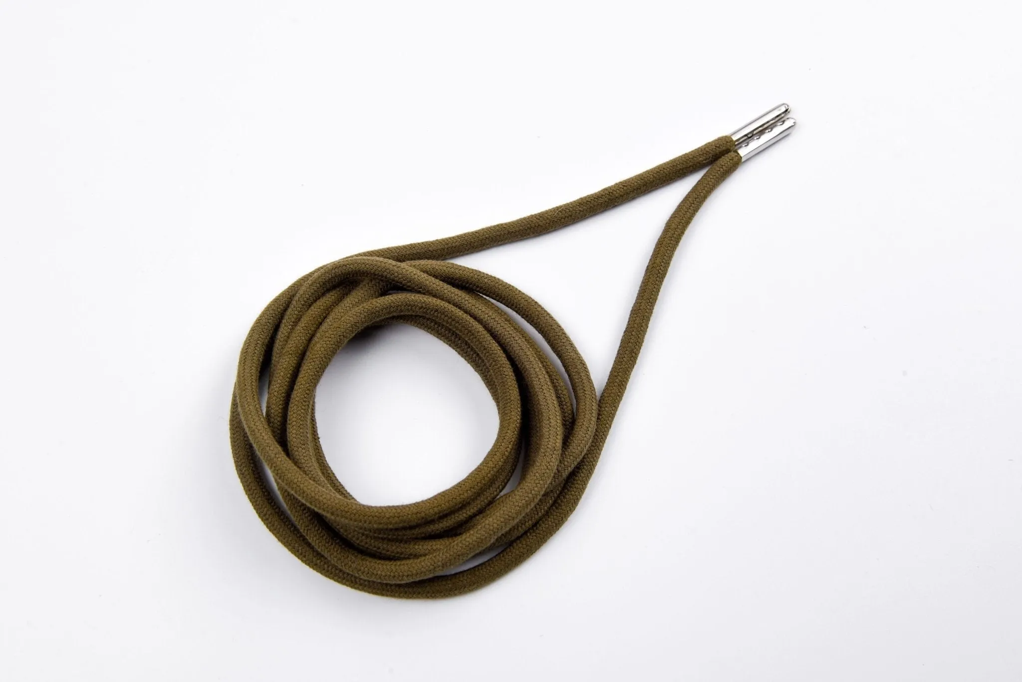 6mm 100% Cotton Drawstring With light weight Metal