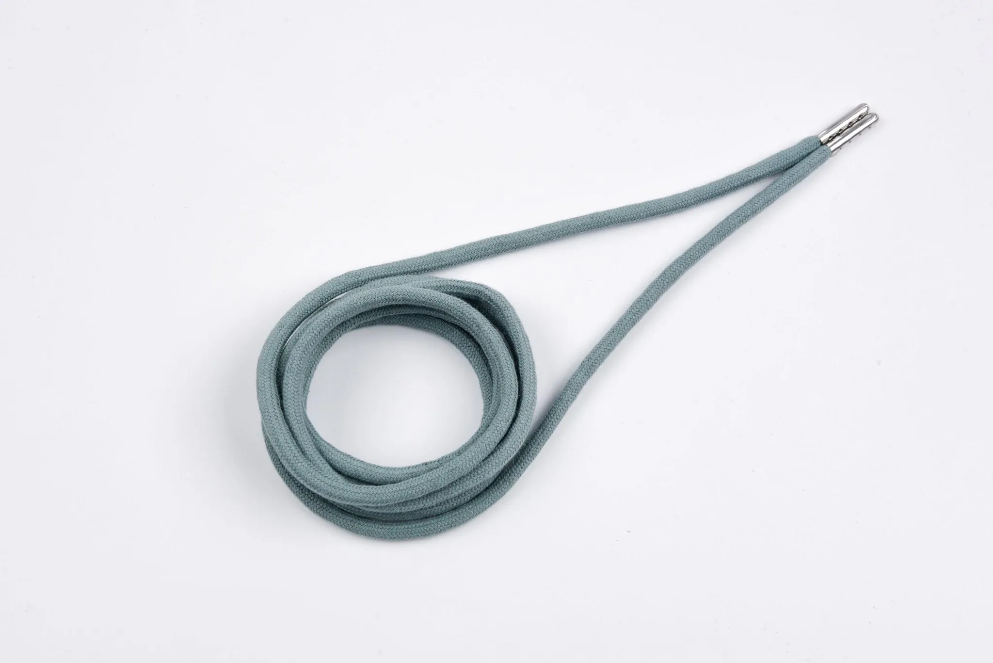 6mm 100% Cotton Drawstring With light weight Metal