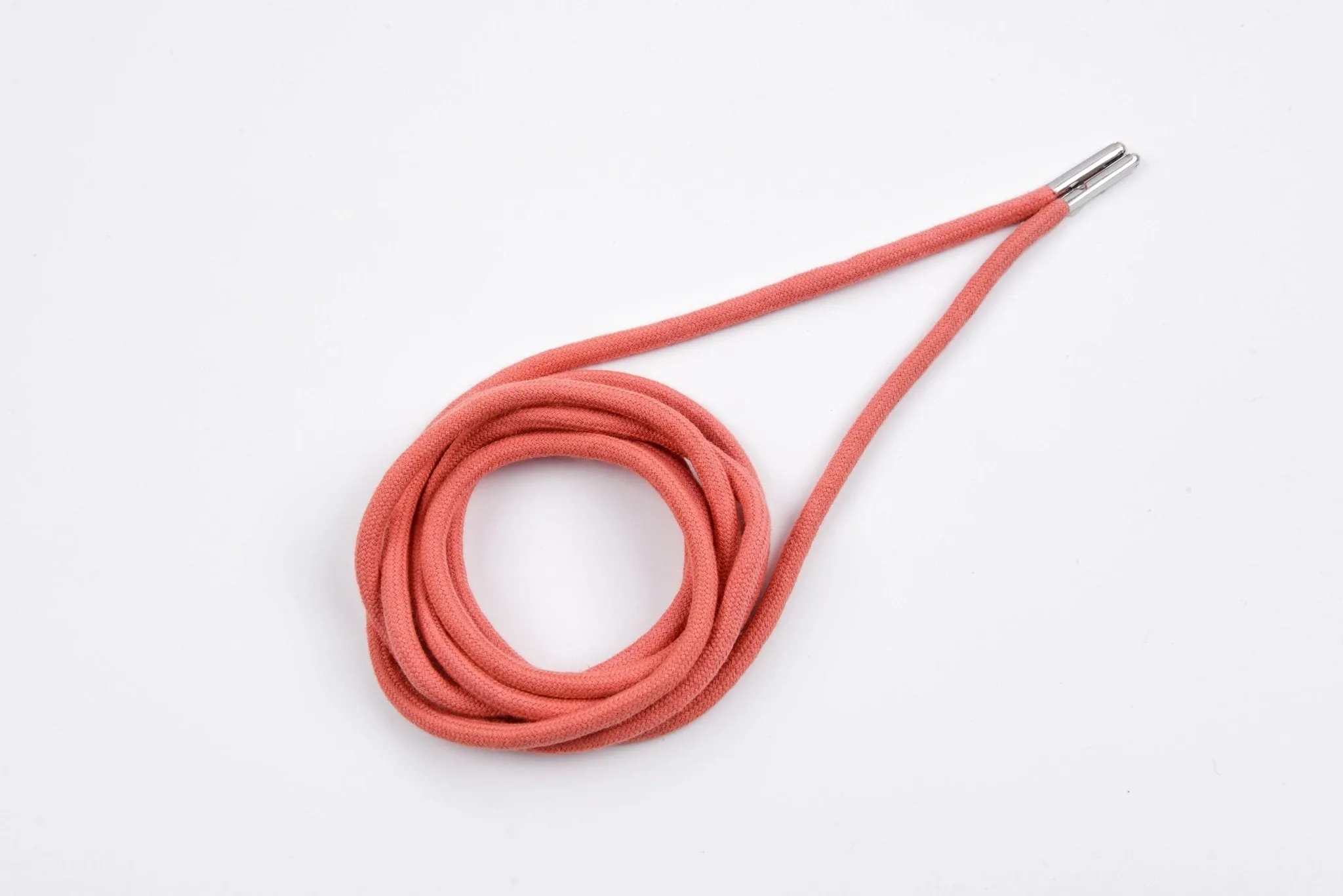 6mm 100% Cotton Drawstring With light weight Metal