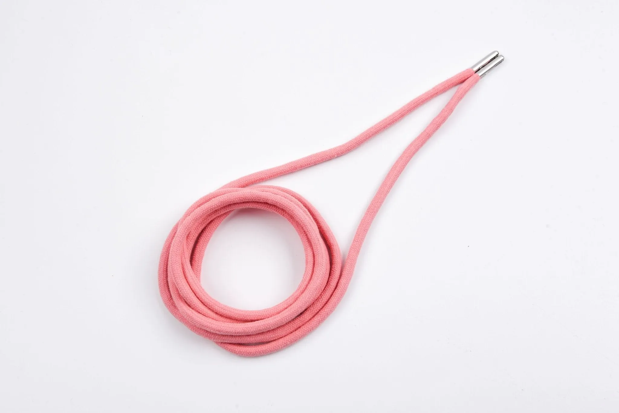 6mm 100% Cotton Drawstring With light weight Metal