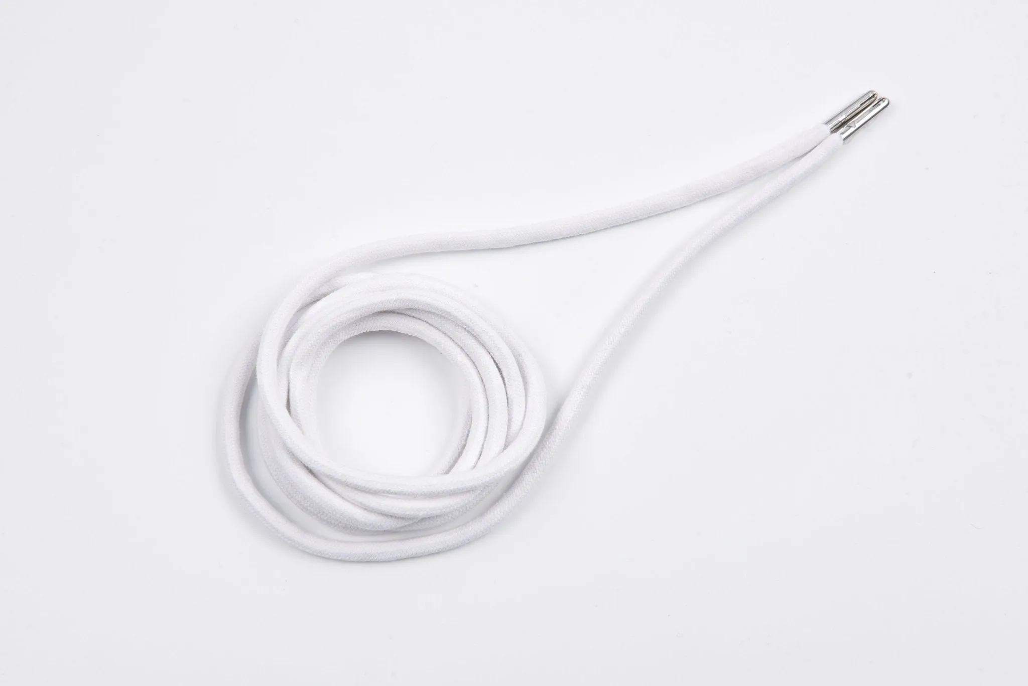6mm 100% Cotton Drawstring With light weight Metal
