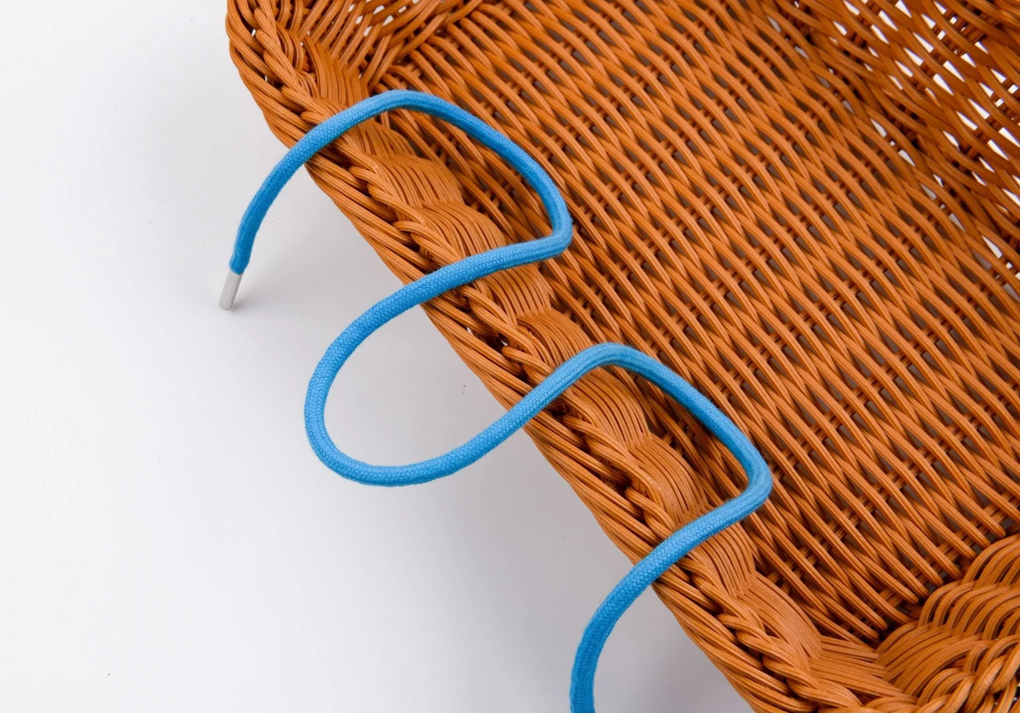 6mm 100% Cotton Drawstring With light weight Metal