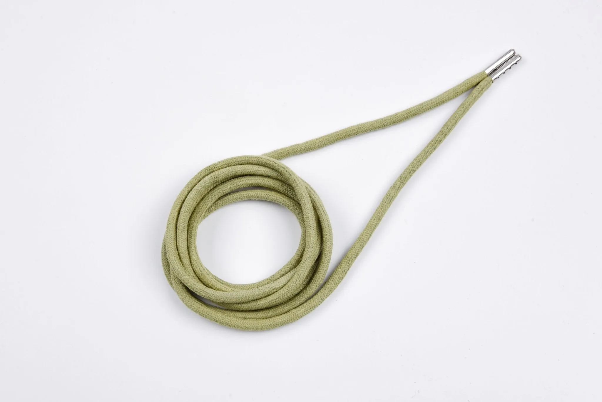 6mm 100% Cotton Drawstring With light weight Metal