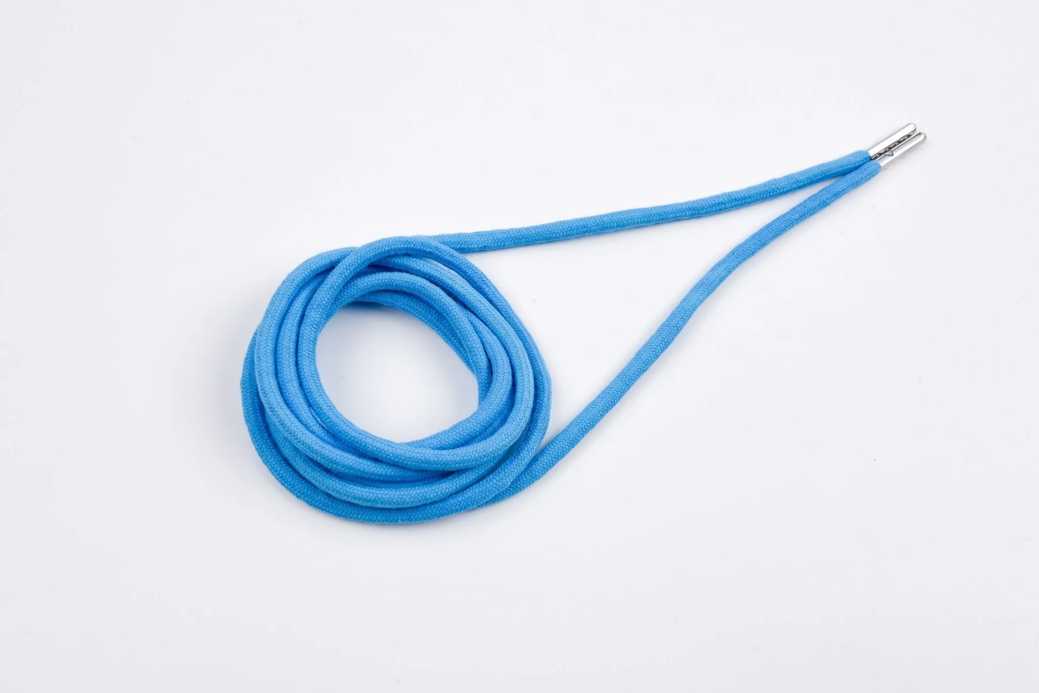 6mm 100% Cotton Drawstring With light weight Metal
