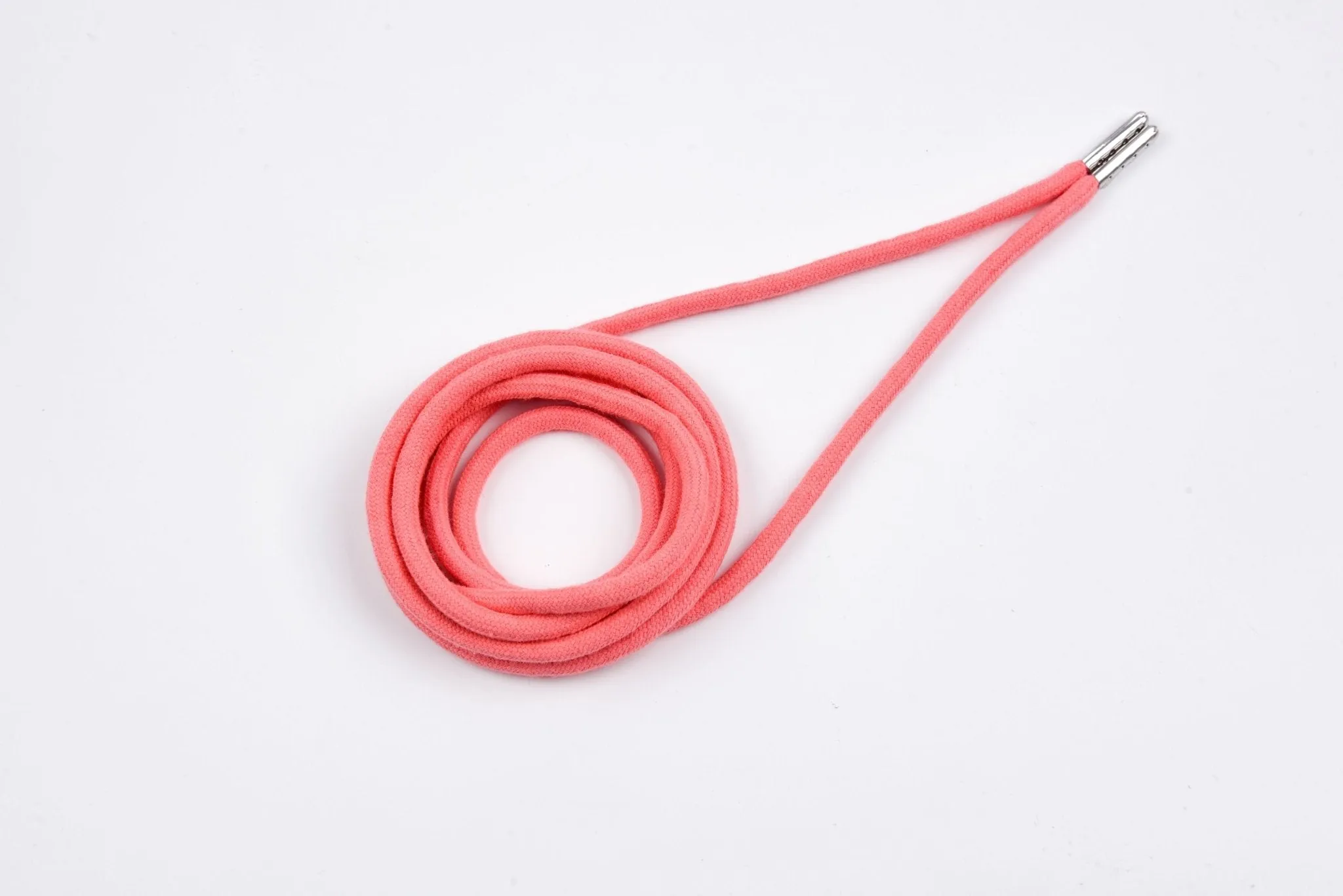 6mm 100% Cotton Drawstring With light weight Metal