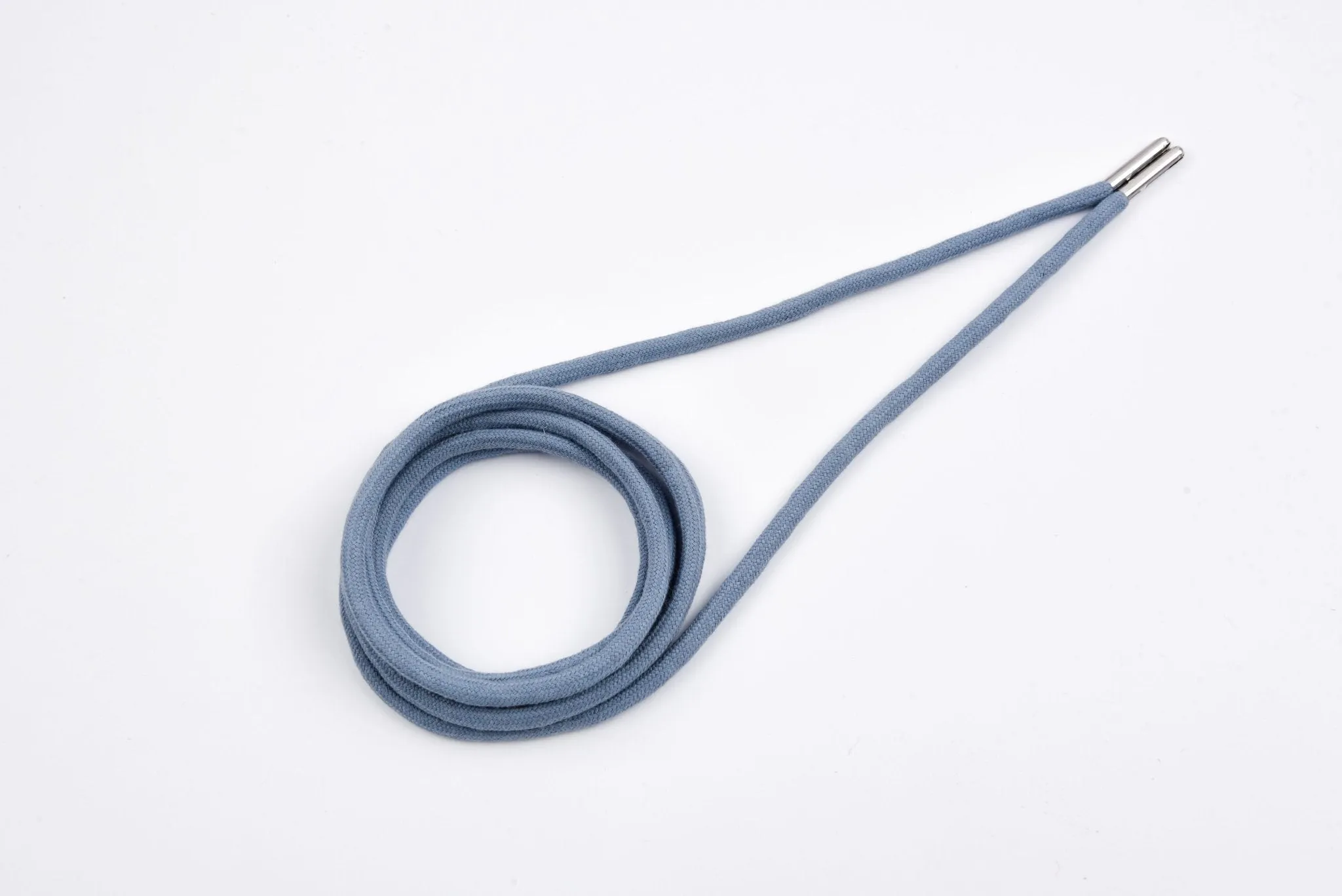 6mm 100% Cotton Drawstring With light weight Metal