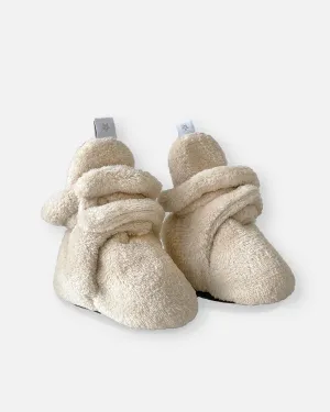 7AM | Baby Booties | Plush | Sand