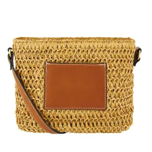 Accessorize London Women'S Julia Woven Cross-Body Bag