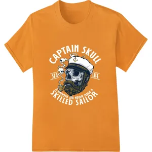 Anchor's Away: Edgy Sailor Skull Heat Transfer Print