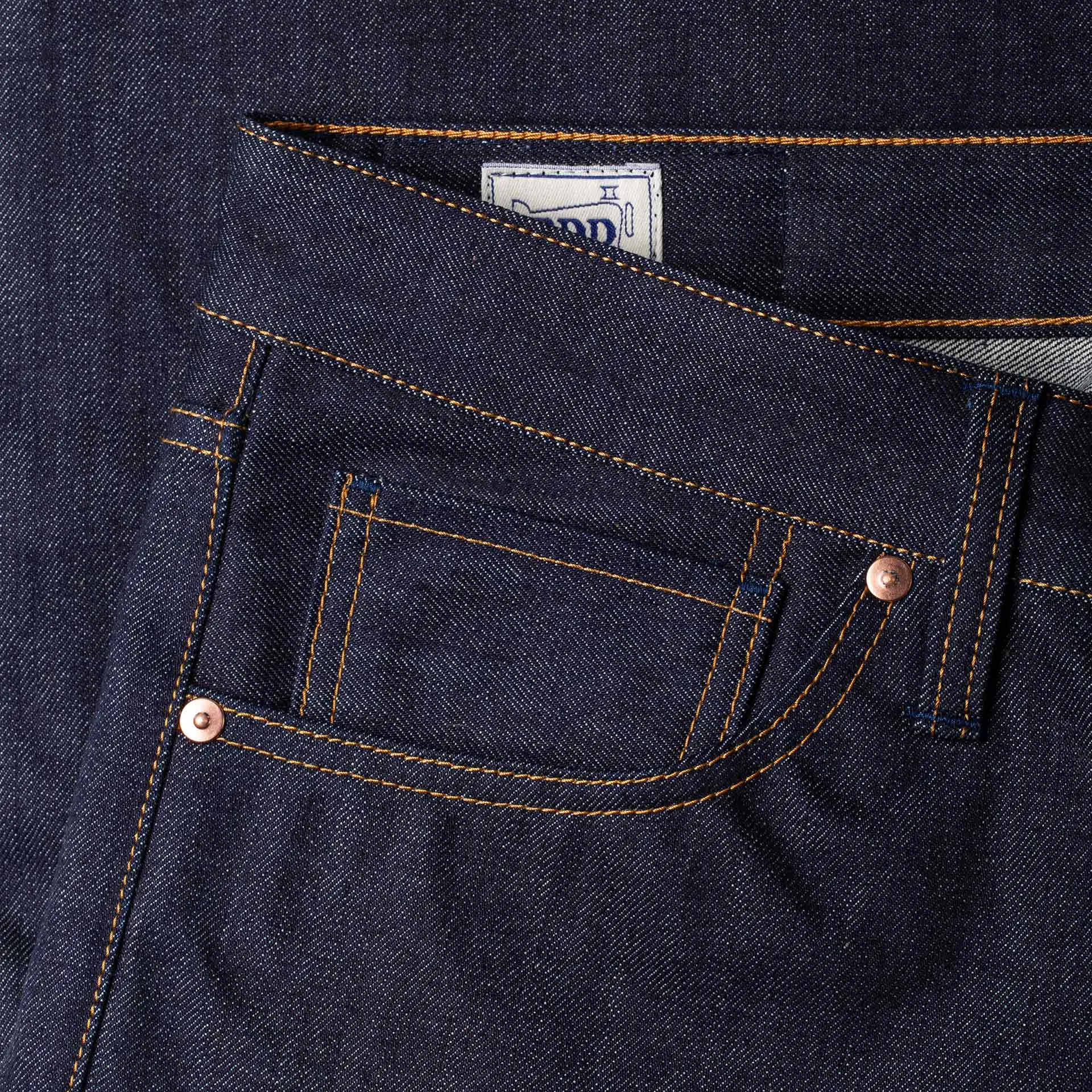 B-07 RELAXED STRAIGHT special #2 15 oz. vintage indigo selvedge [SS25]