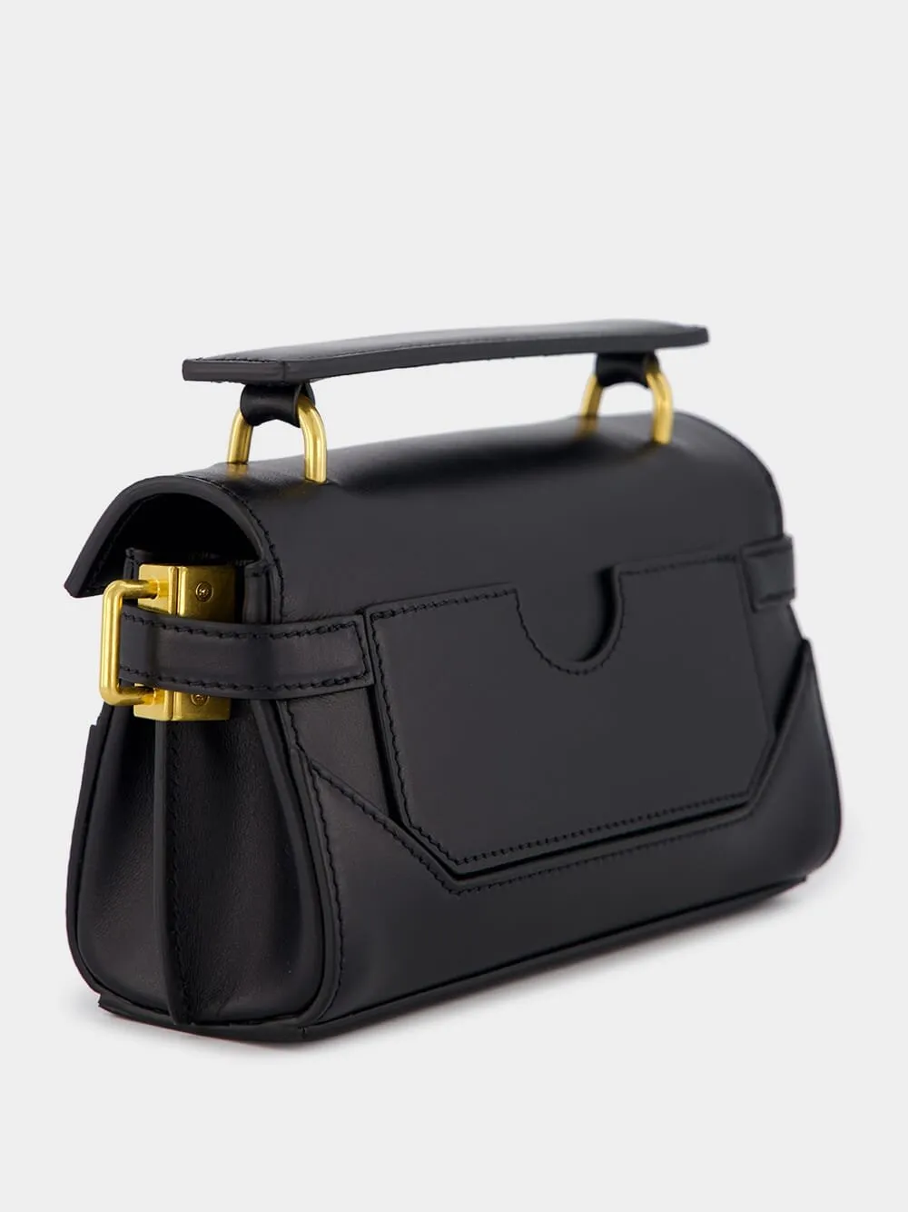 B-Buzz 19 Black Leather Bag