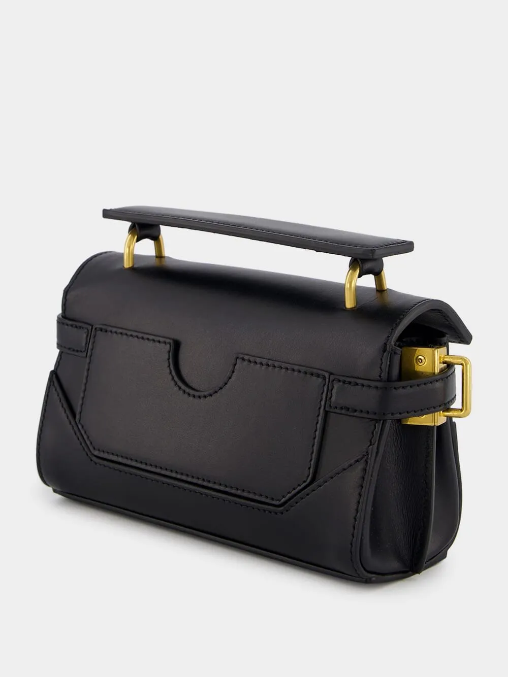 B-Buzz 19 Black Leather Bag