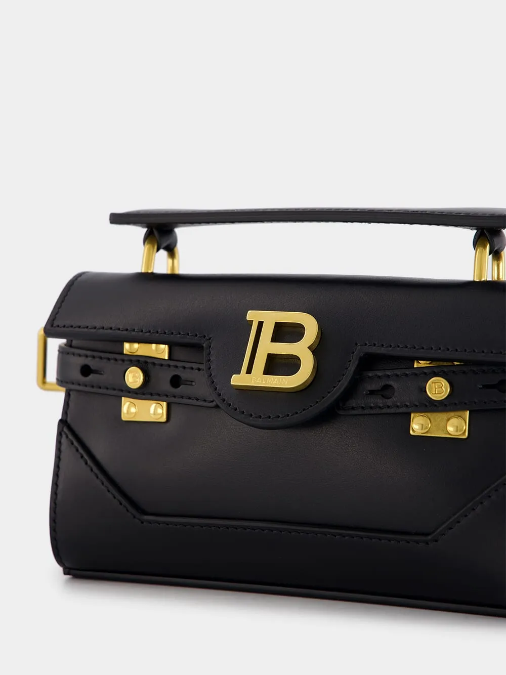 B-Buzz 19 Black Leather Bag
