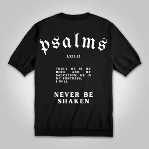 Blavra Vintage I Will Never Be Shaken Cotton Knitted T-shirt