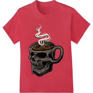 Brew Up Some Edgy Style with This Skull Coffee Mug Design