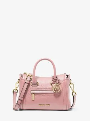 Carine Extra-Small Pebbled Leather Satchel