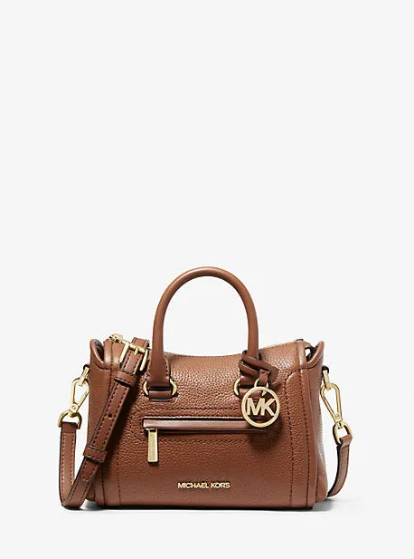 Carine Extra-Small Pebbled Leather Satchel