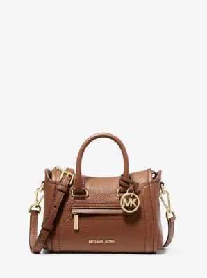 Carine Extra-Small Pebbled Leather Satchel
