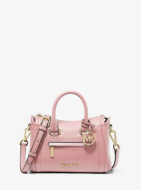 Carine Extra-Small Pebbled Leather Satchel