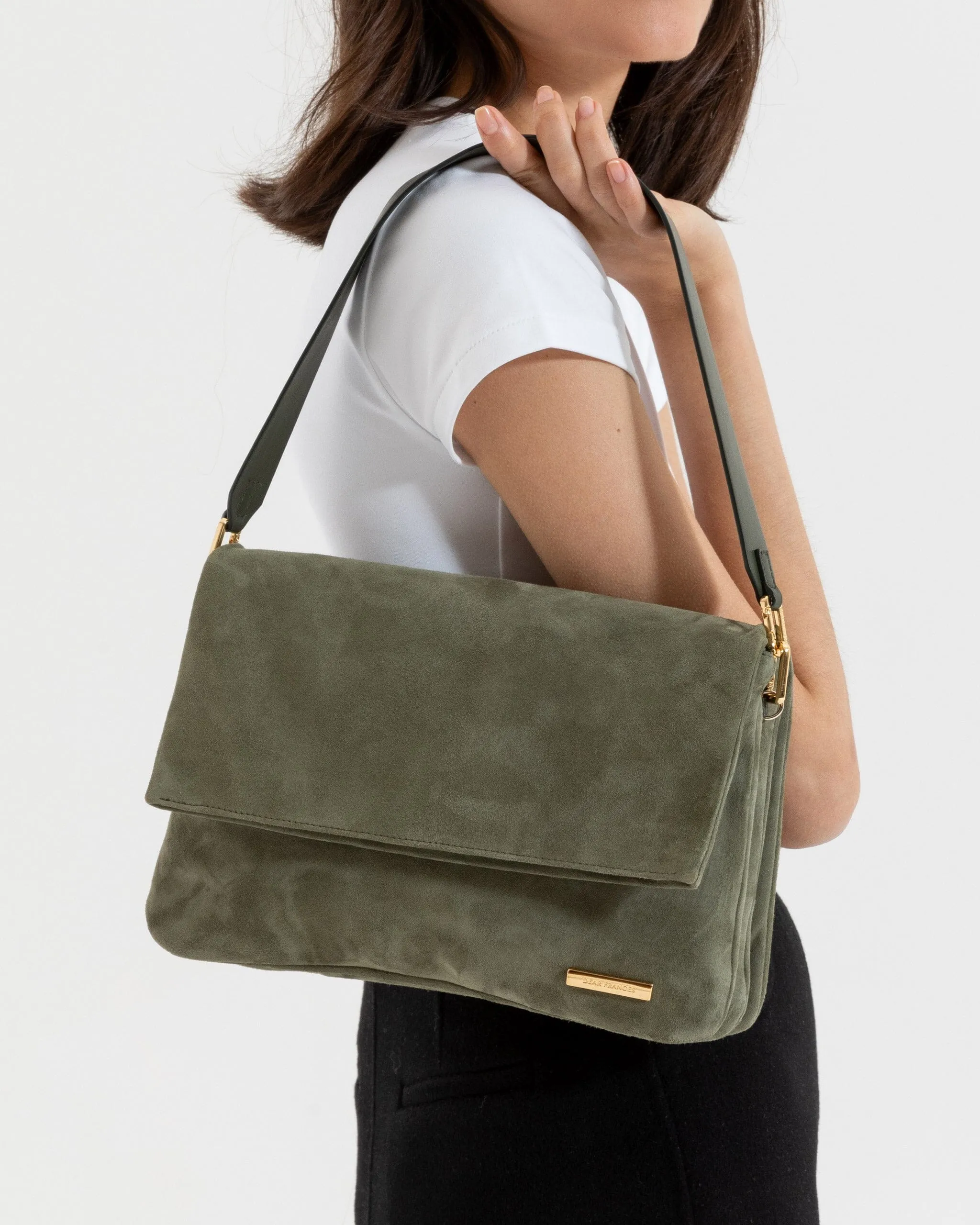 Celo Medium Crossbody, Pewter