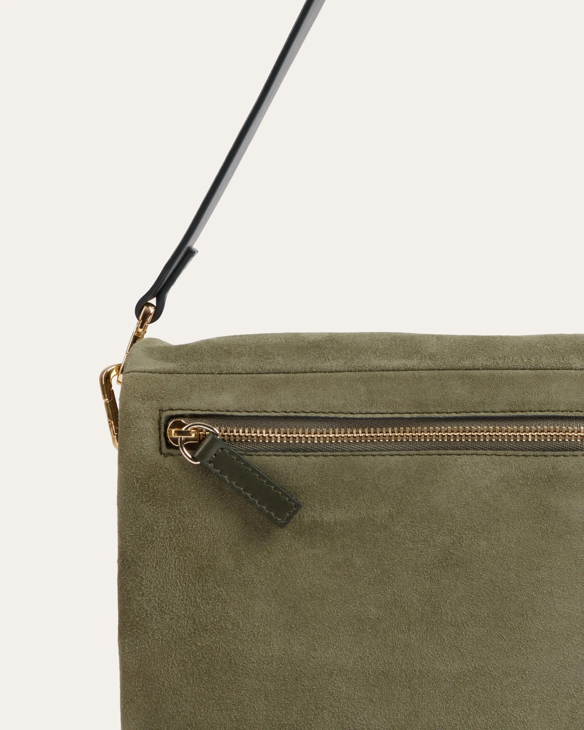 Celo Medium Crossbody, Pewter